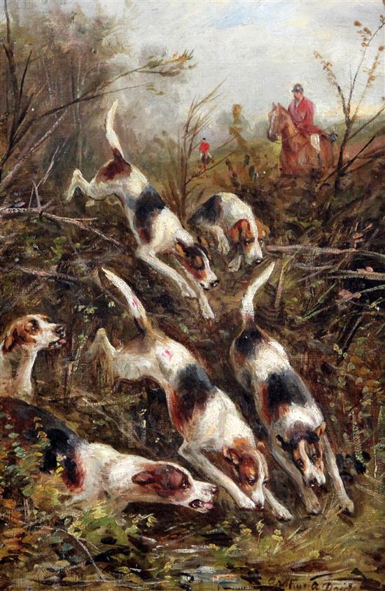 Arthur Alfred Davis (1824-1893) A Burning Scent 14 x 10in.